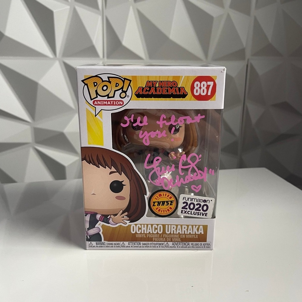 Funko Pop! Ochaco Uraraka Chase Signed Funko